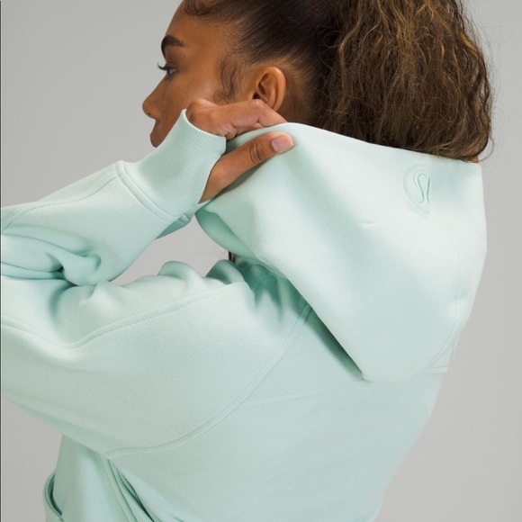 NWT Mint Lululemon Oversized Scuba 1/2 Zip Size XS/S - Picture 4 of 8